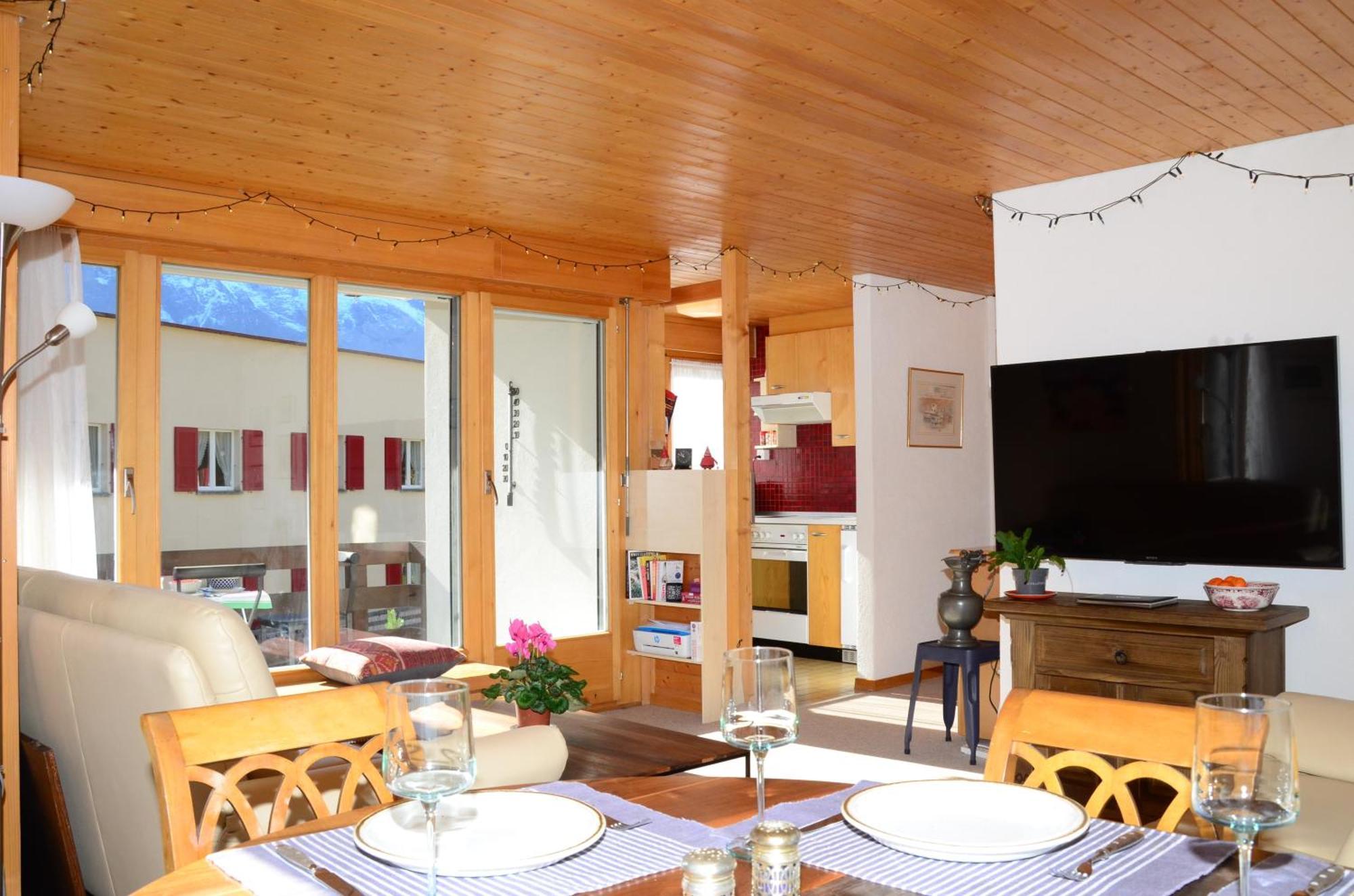 Charming And Cosy Apartment Мюррен Экстерьер фото